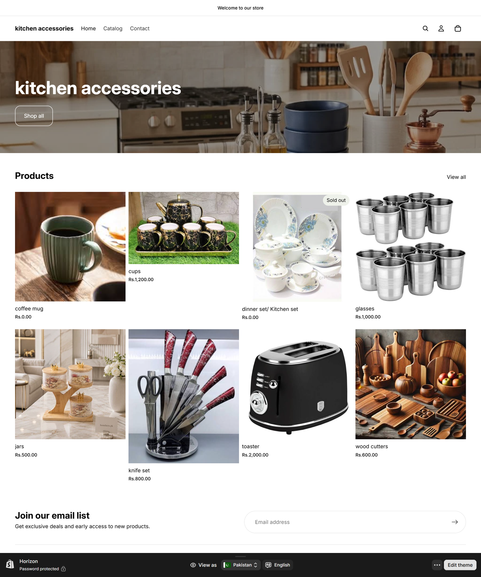 kitchen accessories